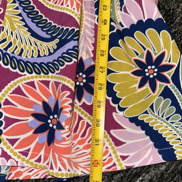 Milk & Honey Short Sleeve New Romper Size L Flowered Paisley Cutout - Picture 6 of 9